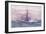 Battleships of the White Era at Sea, 1915-William Lionel Wyllie-Framed Giclee Print