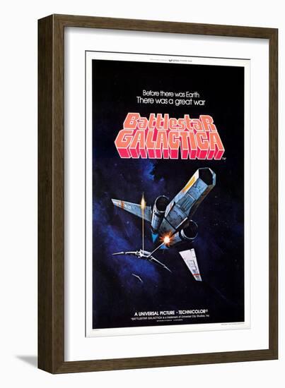 Battlestar Galactica, 1978-null-Framed Premium Giclee Print