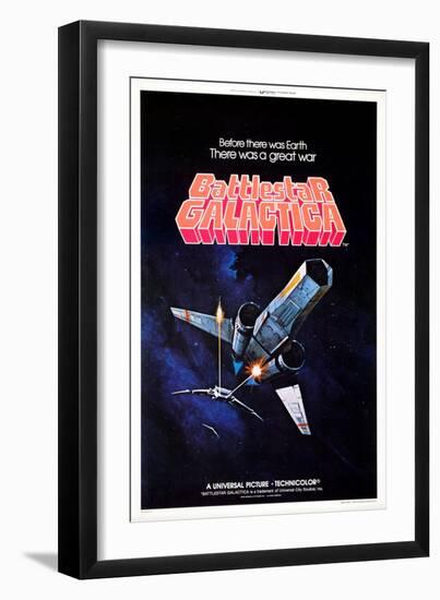 Battlestar Galactica, 1978-null-Framed Premium Giclee Print