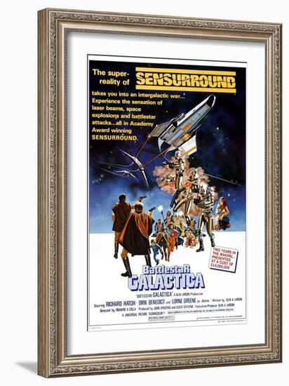 Battlestar Galactica, 1978-null-Framed Premium Giclee Print