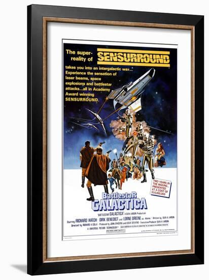 Battlestar Galactica, 1978-null-Framed Premium Giclee Print