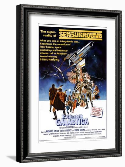 Battlestar Galactica, 1978-null-Framed Premium Giclee Print