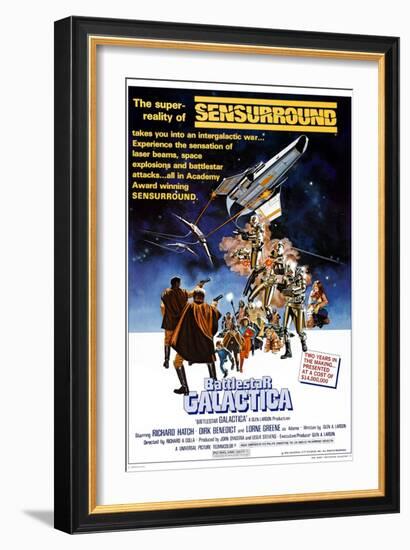 Battlestar Galactica, 1978-null-Framed Premium Giclee Print