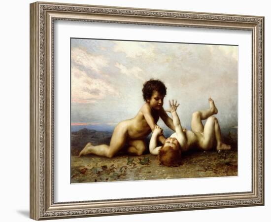 Battling Boys, 1889-Leon Bazile Perrault-Framed Giclee Print