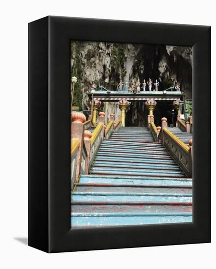 Batu Caves, Hindu Shrine, Selangor, Malaysia, Southeast Asia, Asia-Jochen Schlenker-Framed Premier Image Canvas