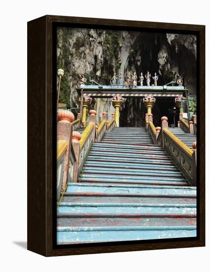 Batu Caves, Hindu Shrine, Selangor, Malaysia, Southeast Asia, Asia-Jochen Schlenker-Framed Premier Image Canvas
