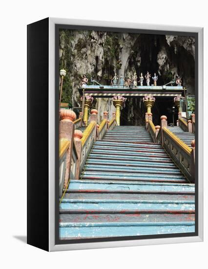 Batu Caves, Hindu Shrine, Selangor, Malaysia, Southeast Asia, Asia-Jochen Schlenker-Framed Premier Image Canvas