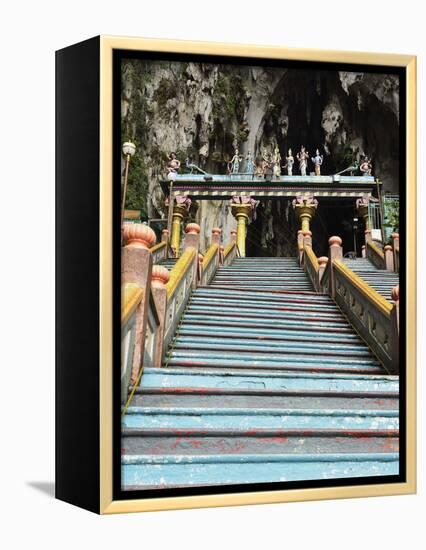 Batu Caves, Hindu Shrine, Selangor, Malaysia, Southeast Asia, Asia-Jochen Schlenker-Framed Premier Image Canvas