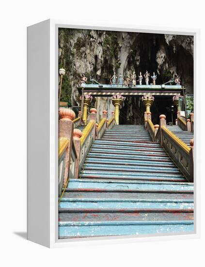 Batu Caves, Hindu Shrine, Selangor, Malaysia, Southeast Asia, Asia-Jochen Schlenker-Framed Premier Image Canvas