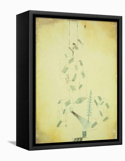 Bau Am Bach-Paul Klee-Framed Premier Image Canvas