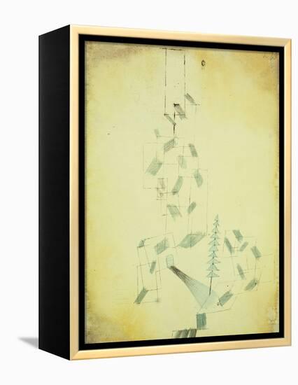 Bau Am Bach-Paul Klee-Framed Premier Image Canvas