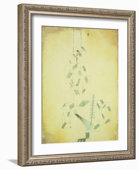 Bau Am Bach-Paul Klee-Framed Giclee Print