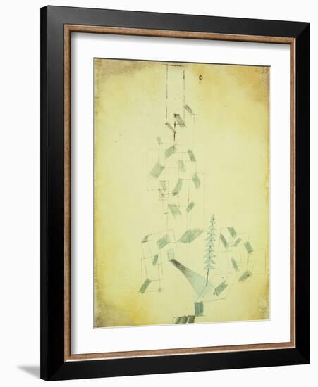 Bau Am Bach-Paul Klee-Framed Giclee Print