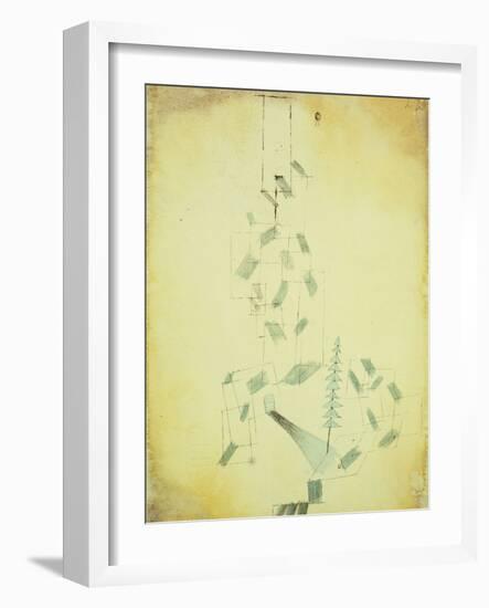Bau Am Bach-Paul Klee-Framed Giclee Print