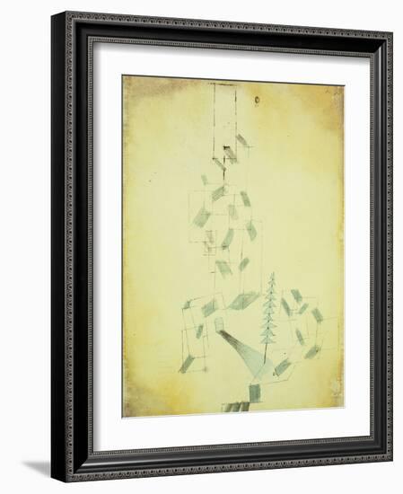 Bau Am Bach-Paul Klee-Framed Giclee Print