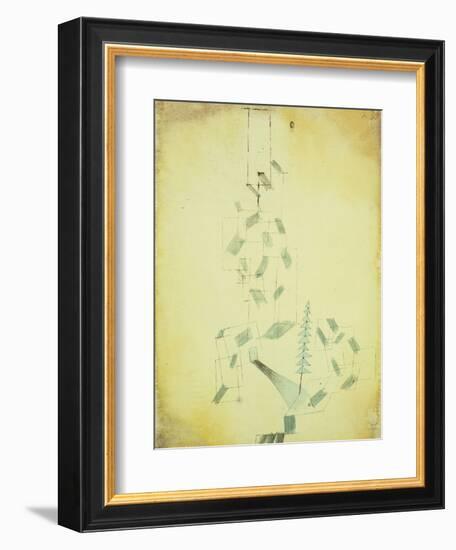 Bau Am Bach-Paul Klee-Framed Giclee Print