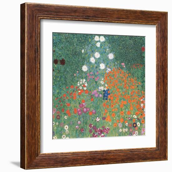 Bauerngarten-unknown Klimt-Framed Art Print