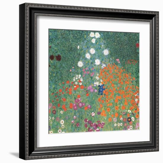 Bauerngarten-unknown Klimt-Framed Art Print
