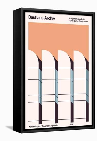 Bauhaus Archiv (Digital)-Florent Bodart-Framed Premier Image Canvas