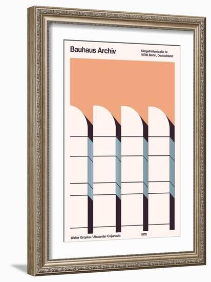 Bauhaus Archiv (Digital)-Florent Bodart-Framed Giclee Print