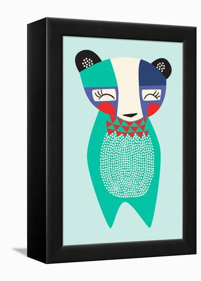 Bauhaus Bear-null-Framed Premier Image Canvas