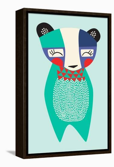 Bauhaus Bear-null-Framed Premier Image Canvas