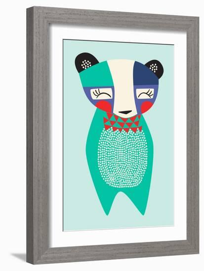 Bauhaus Bear-null-Framed Giclee Print