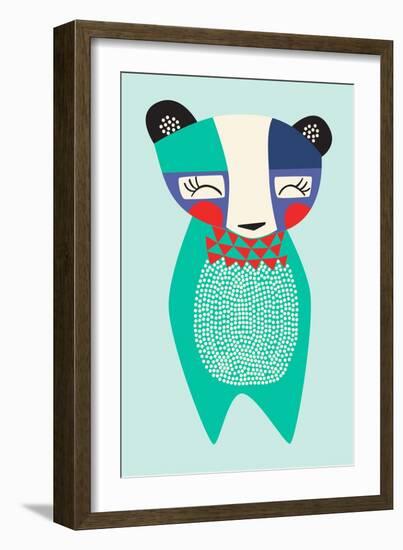 Bauhaus Bear-null-Framed Giclee Print