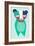 Bauhaus Bear-null-Framed Giclee Print