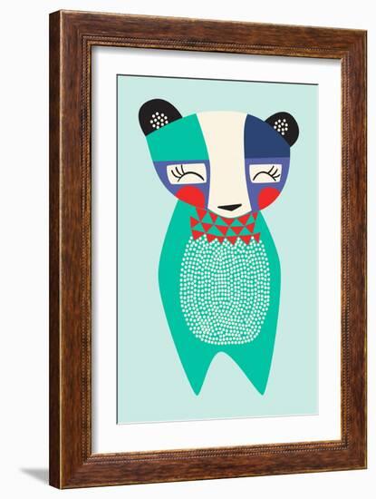 Bauhaus Bear-null-Framed Giclee Print