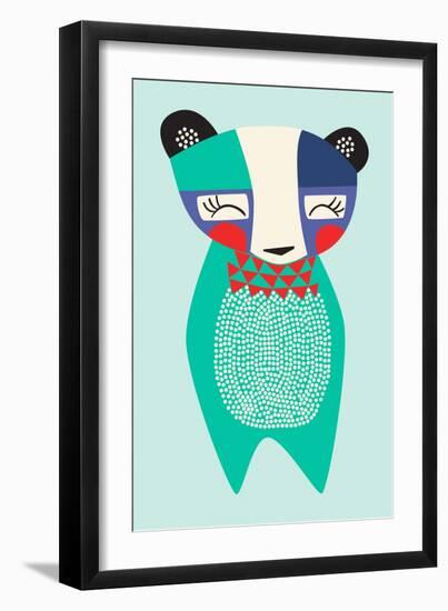 Bauhaus Bear-null-Framed Giclee Print