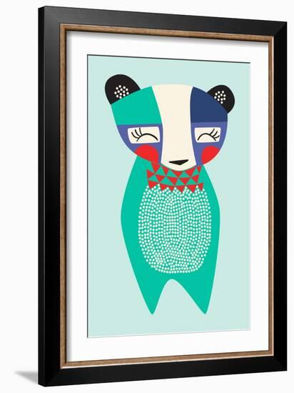 Bauhaus Bear-null-Framed Giclee Print