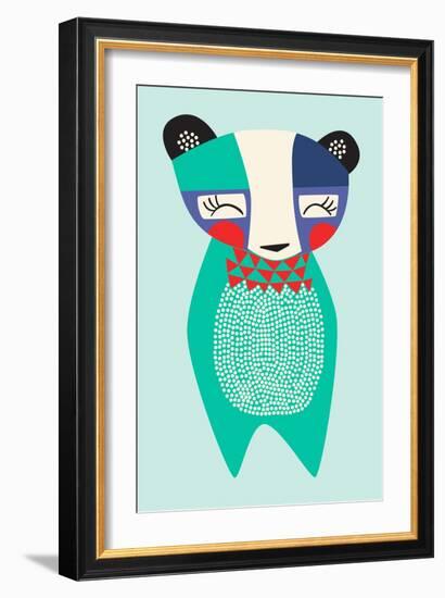 Bauhaus Bear-null-Framed Giclee Print