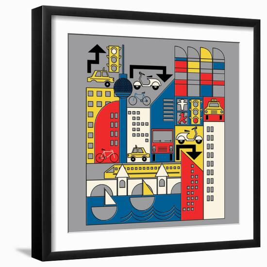 Bauhaus Berlin-null-Framed Giclee Print