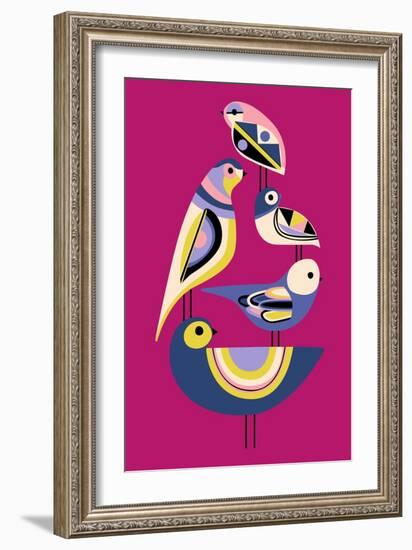 Bauhaus Birds-null-Framed Premium Giclee Print