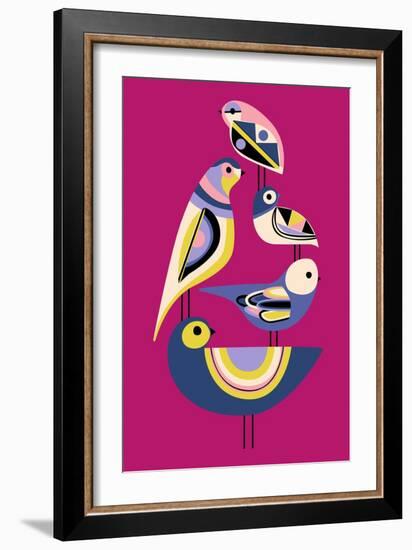 Bauhaus Birds-null-Framed Premium Giclee Print