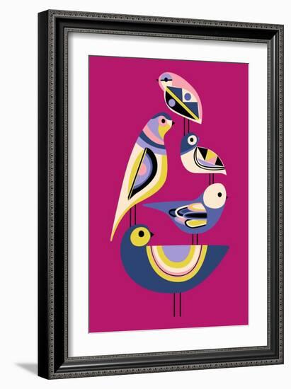 Bauhaus Birds-null-Framed Premium Giclee Print