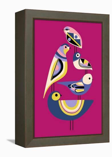 Bauhaus Birds-null-Framed Premier Image Canvas