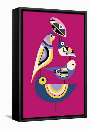 Bauhaus Birds-null-Framed Premier Image Canvas