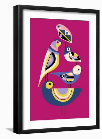 Bauhaus Birds-null-Framed Giclee Print