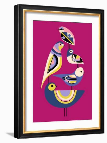 Bauhaus Birds-null-Framed Giclee Print