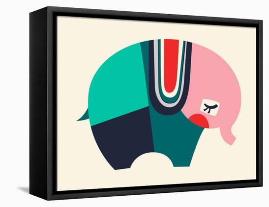 Bauhaus Elephant-null-Framed Premier Image Canvas