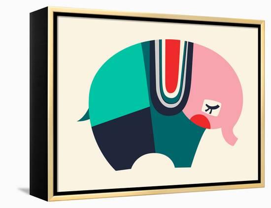 Bauhaus Elephant-null-Framed Premier Image Canvas