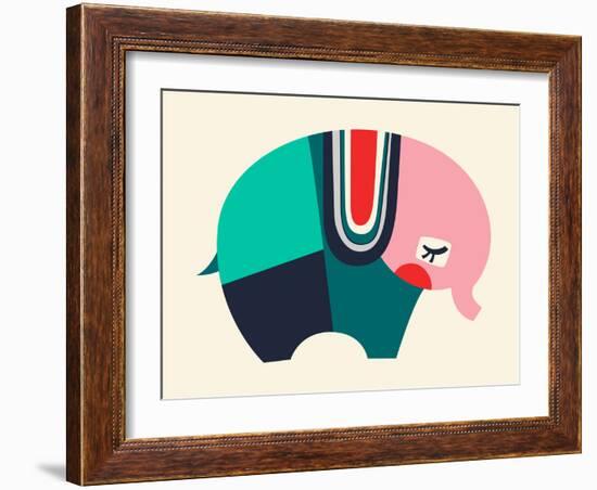 Bauhaus Elephant-null-Framed Giclee Print