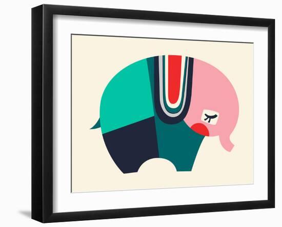 Bauhaus Elephant-null-Framed Giclee Print