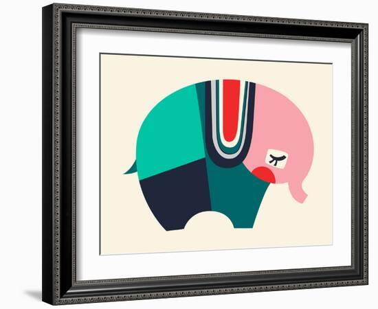 Bauhaus Elephant-null-Framed Giclee Print