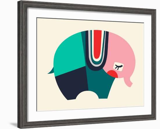 Bauhaus Elephant-null-Framed Giclee Print