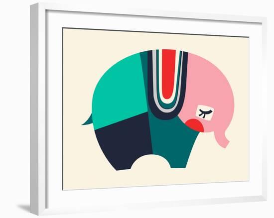 Bauhaus Elephant-null-Framed Giclee Print