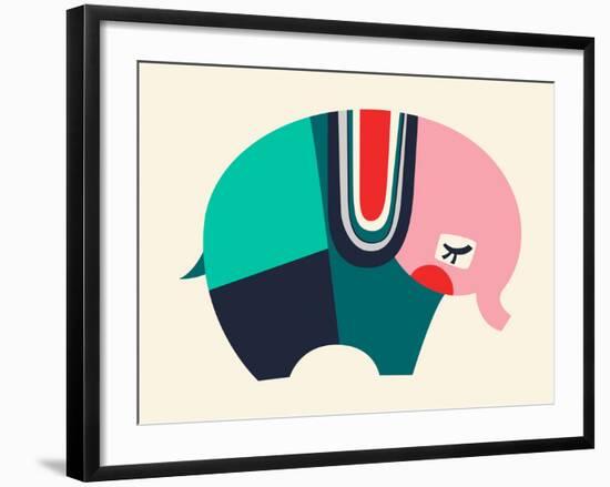 Bauhaus Elephant-null-Framed Giclee Print