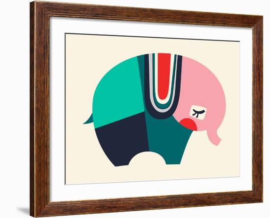 Bauhaus Elephant--Framed Giclee Print